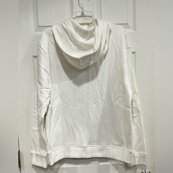 Beyond Yoga Men's Large Every Body Zip Front Hoodie Sweatshirt Fresh Snow NWT - Picture 5 of 7